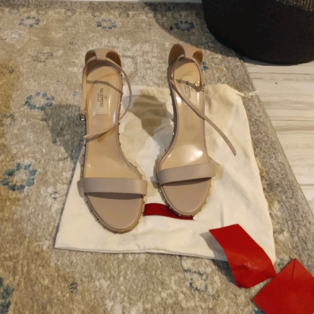 Valentino rockstud leather sandals